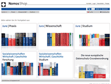 Tablet Screenshot of nomos-shop.de